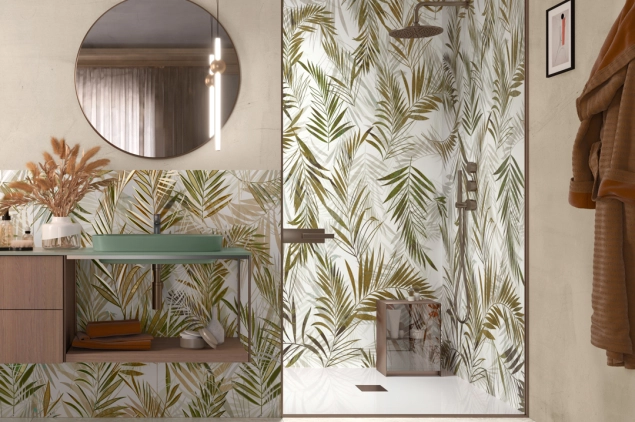 carrelage-mural-feuillage